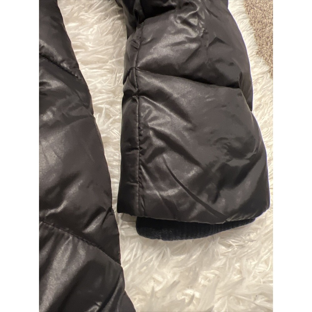 Women's Michael Kors Black Puffer Winter Coat Size Small‎ Knee Length NO HOOD - Picture 12 of 16